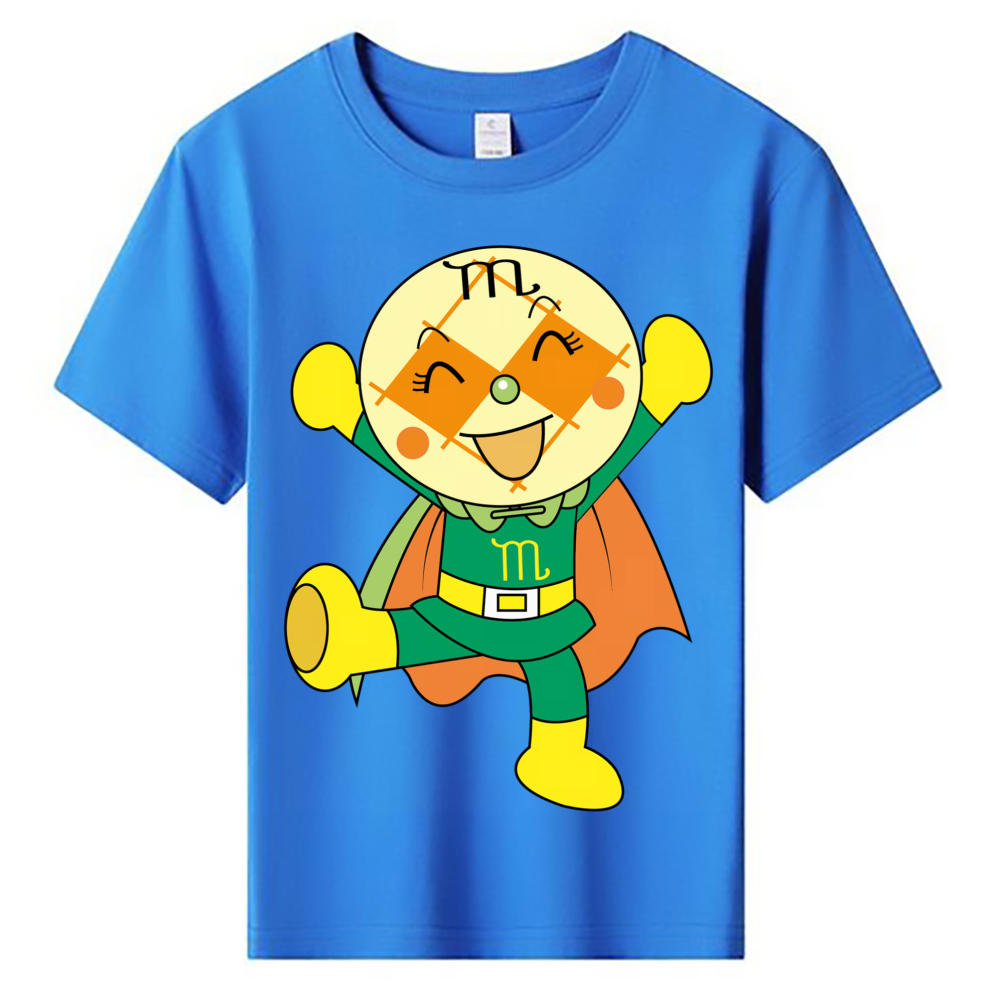 （画像用） アンパンマン Anpanman 綿100％キッズTシャツ（フロントプリント）